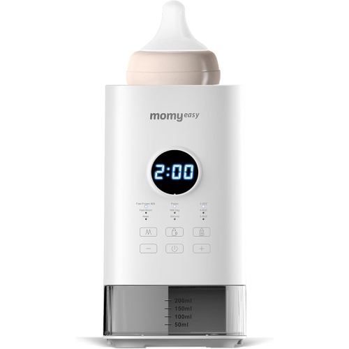 MOMYEASY Bottle Warmer, Fast Baby Bottle Warmer for All Bottles, Milk Warmer with Accurate Display Timer, Temperature Control and Auto Shutoff, Bottle Warmers for Breastmilk & Formula