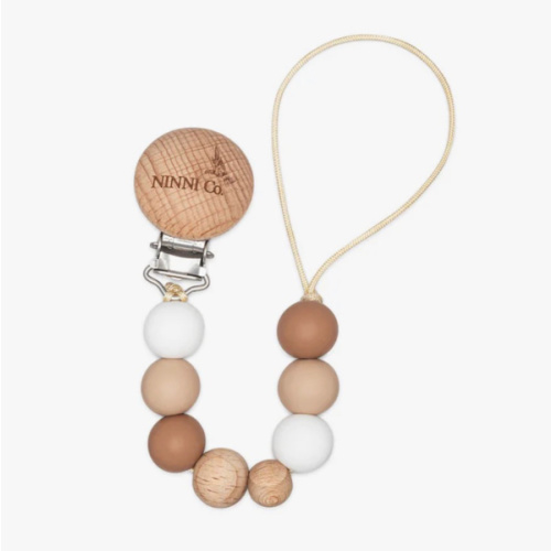 Ninni Co. Hazelnut Pacifier Clip