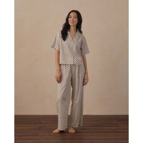 Women's Woven Pajama Set Vintage Fleur – Rylee + Cru