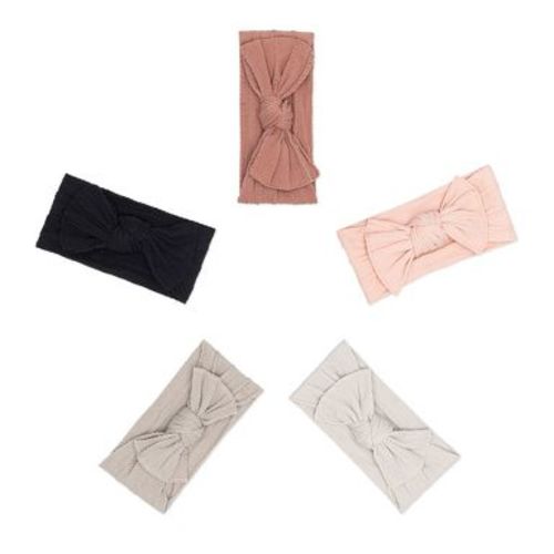 Parker Baby Co. Rosewood Cable Knit Headbands - 5 Pack