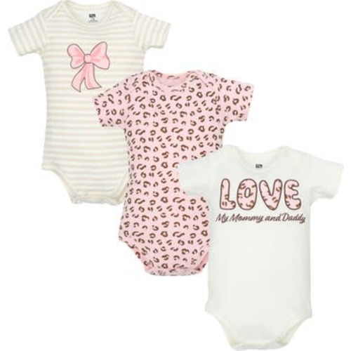 3Pk Cotton Bodysuits, 0-3M