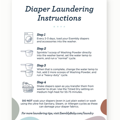 Cloth Diaper How To Guide Laundry Magnet