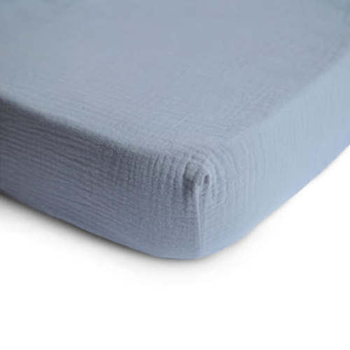 Mushie Extra Soft Muslin Crib Sheet
