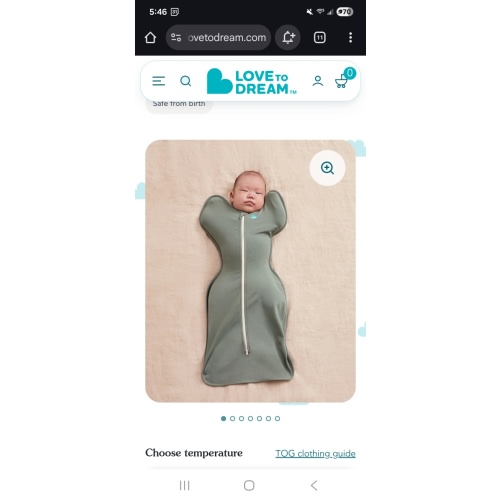 Swaddle Up™ 1.0 TOG Cotton Deep Olive