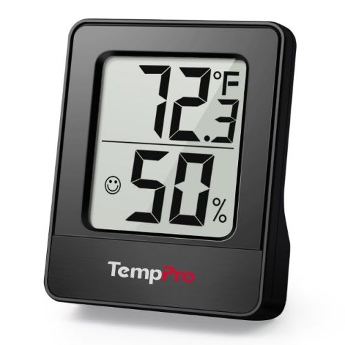 TempPro TP49BW Digital Thermometer Indoor Hygrometer with Temperature and Humidity Monitor for Room Temperature and Humidity (Formerly ThermoPro)