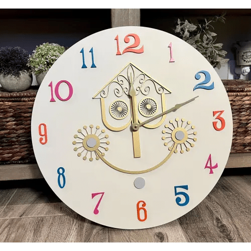 Etsy - Small World Clock, 12" Finished