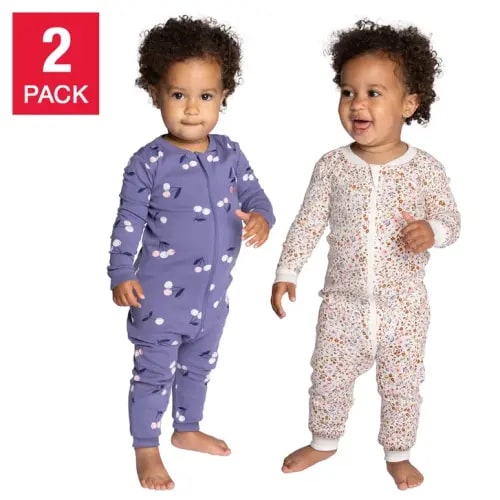 Pekkle Baby 2-pack Cotton Sleepers | Costco