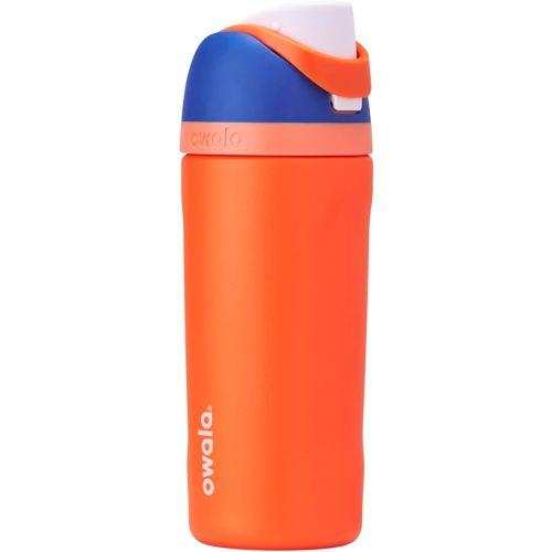 Owala FreeSip Kids Stainless Steel Water Bottle 16 oz Blue Citrus