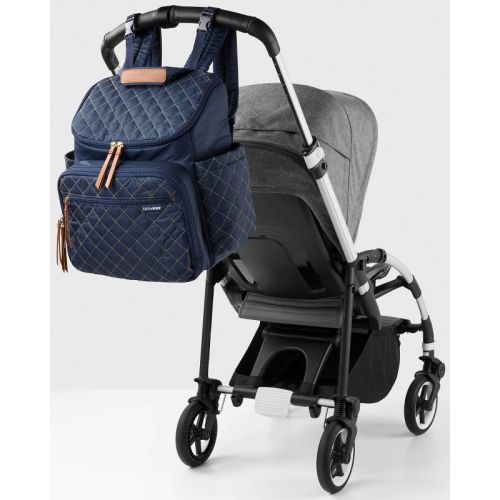 Skip Hop Forma Diaper Bag Backpack - Navy: Backpack Diaper Bag, Solid Pattern
