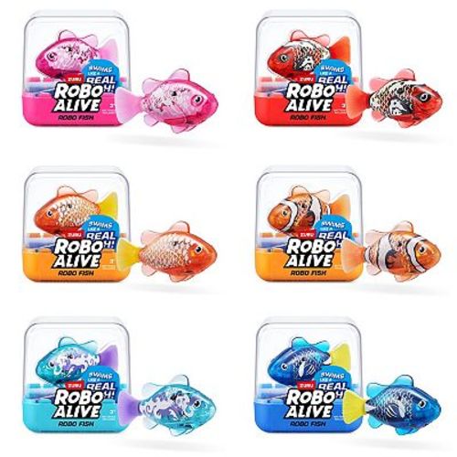 ZURU Robo Fish Series 3 Interactive Robotic Swimming Fish - Styles May Vary