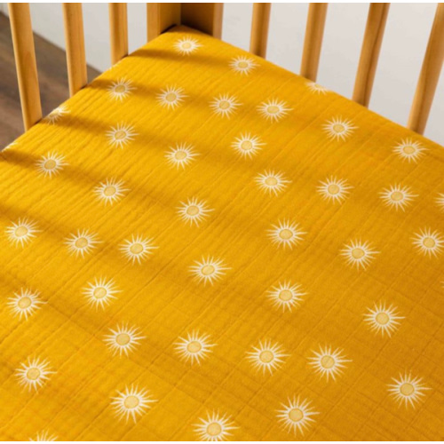 Babyletto Crib Sheet in GOTS Certified Organic Muslin Cotton