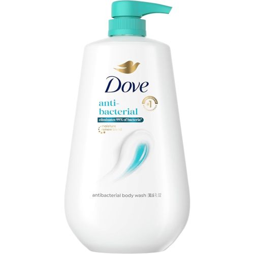 Dove Body Wash Antibacterial For All Skin Types 30.6 oz Pump, Sulfate Free