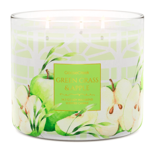 Green Grass & Apple 3-Wick Candle