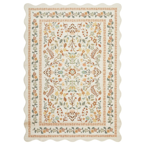 Latitude Run® Washable Rugs Area Rugs for Living Room Modern Non Slip Area Rug for Bedroom Farmhouse Stain Resistant Carpet for Office Dining Room Classroom | Wayfair