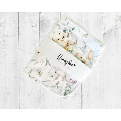 Wombat Baby Burp Cloths: Handmade Cotton & Terry Towel