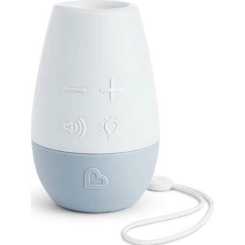 Munchkin Shhh… White Noise Sound Machine, Baby Soother, White/Grey