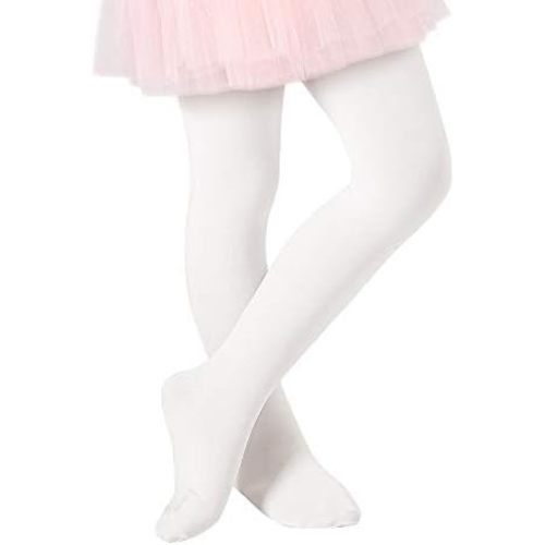 Century Star Toddler Ballet Tights for Girls Opaque Footed Dance