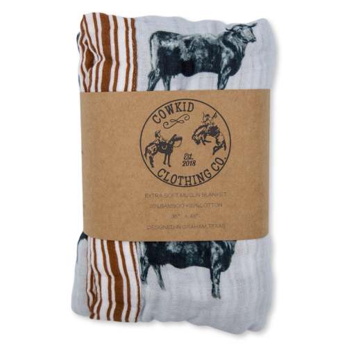 Vintage Angus Bamboo Muslin Blanket – Cowkid Clothing Company