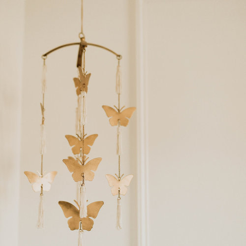 Crane Baby Butterfly Ceiling Hanging Nursery Decor & Reviews | Wayfair