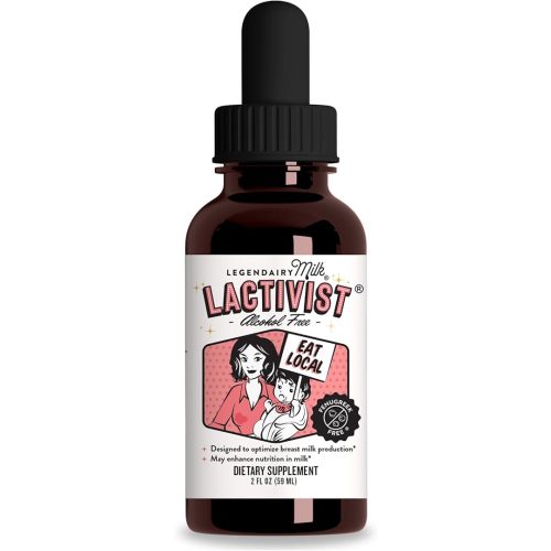 Legendairy Milk Lactivist Drops, Breastfeeding Supplement to Increase Breast Milk Supply, Organic Torbangun for Lactation, Made in USA, Alcohol Free, 2 Fl Oz
