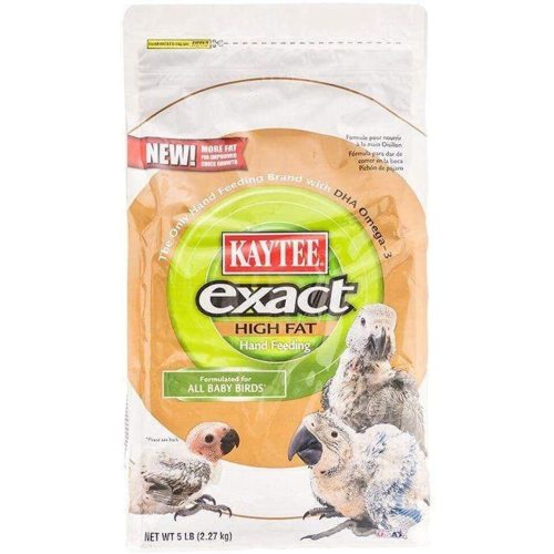Kaytee Exact High Fat Hand Feeding Food for Baby Birds, 5 lbs.