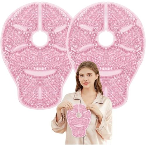 Hot/Cold Breast Gel Ice Packs Breast Cooling/Heat Pads Relief for Breastfeeding, Nursing Pain, Mastitis, Engorgement, Swelling, Plugged Ducts | Boost Milk Let-Down & Production,2 Pack (Pink)