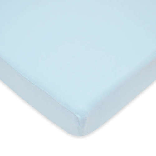 TL Care® Cotton Jersey Fitted Playard Sheet in Blue