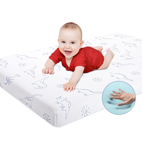 Mochen Pack and Play Mattress 38x26 Breathable Soft Memory Foam for Baby Toddler with Removable Washable Cover Fits Play Pen Playard Pack n Play Mattress