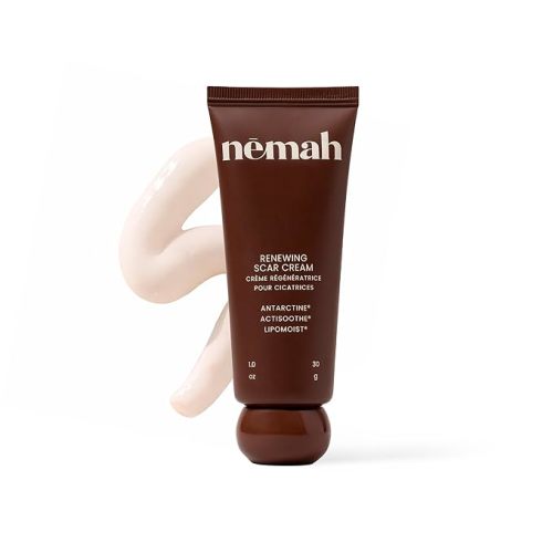 Nemah Restorative Scar Treatment, C Section Recovery, Surgical Scars, 1 Oz | Scar Cream for Surgical Scars, Ideal to Reduce the C Section and Acne Marks, Dermatologist Approved, Antioxidant Rich, Vegan