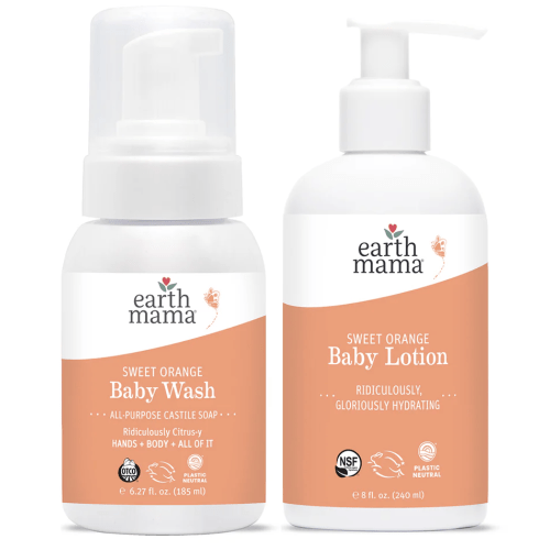 Sweet Orange Baby Wash and Lotion Set