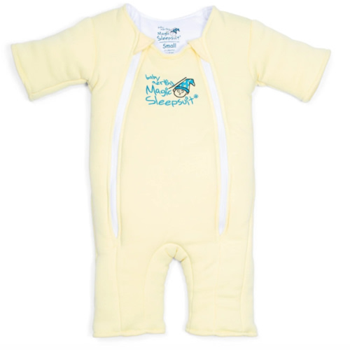 Yellow Baby Merlin’s Magic Sleepsuit – Soft Microfleece Infant Sleep Solution