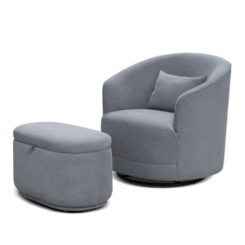 Luxury Nursery Swivel Glider - Nurture&