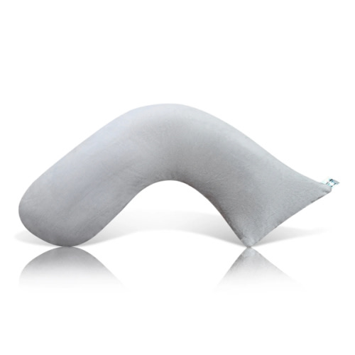Nursing Pillow - Grey Plush | Reduces Back Pain & Improves Latch - Luna Lullaby