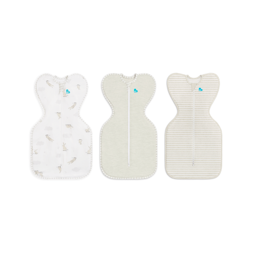 Swaddle Up™ Starter Pack 1.0 TOG Cotton Sand Cloud Bunnies