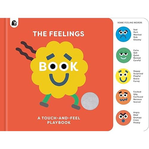 The Feelings Book: Touch-and-Feel Emotions Board book – August 5, 2025