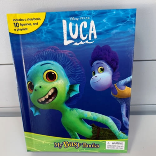 My Busy Books Disney Pixar Luca Book Figurines Play mat