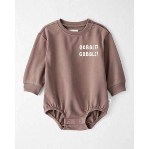Size Newborn: Baby Organic Cotton 'Gobble Gobble' French Terry Bubble  - Little Planet | Carter's