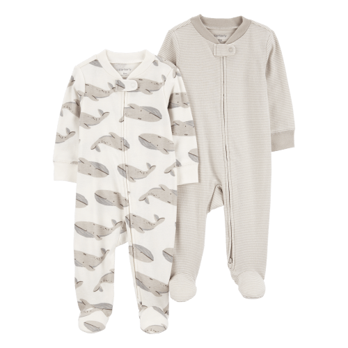 Baby 2-Pack 2-Way Zip Sleep & Play Pajamas - Carter's | Carter's