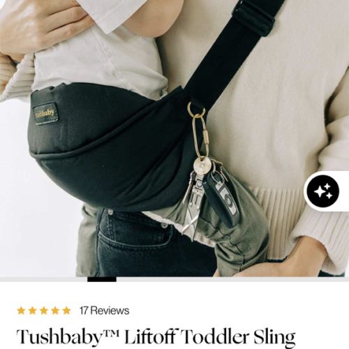 Tushbaby Liftoff Toddler Sling