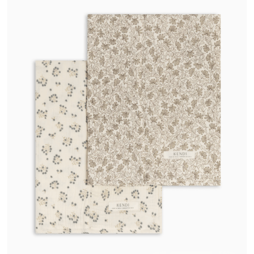 2-Pack Muslin Burp Cloths