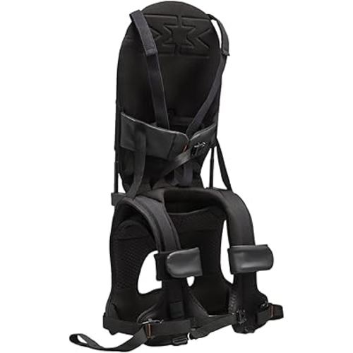 MiniMeis G5, Core Black - Lightweight Child Shoulder Carrier - Upgraded Back & Shoulder Support - for Kids 6 Months to 4 Years Old