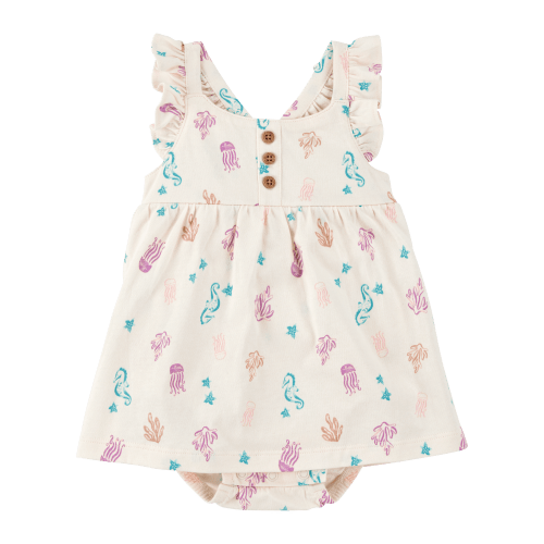 Baby Sea Print Cotton Sunsuit - Carter's | Carter's