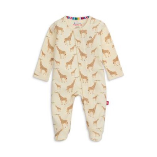 Unisex Cotton Giraffe Footie - Baby
