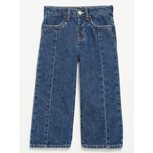 Printed Super Baggy Wide-Leg Jeans for Toddler Girls
