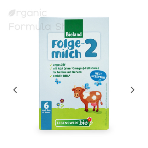 Lebenswert Bioland Cow Milk Baby Formula stage 2   6-10 months