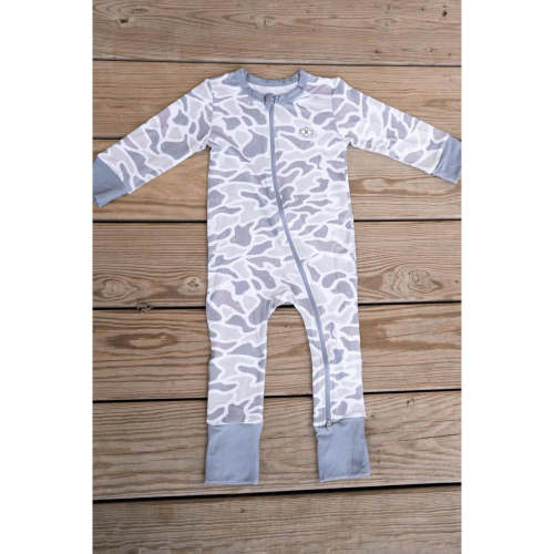 White Camo Baby Zip Up