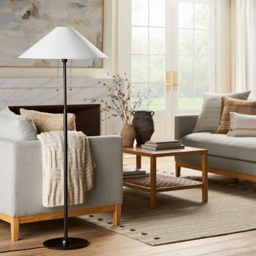 Floor Lamp (Includes LED Light Bulb) Black - Threshold™ designed with Studio McGee
