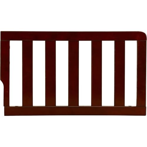 Dream On Me Convertible Crib Toddler Guard Rail in Espresso, Converts Cribs to Toddler Beds, Solid Wood Construction