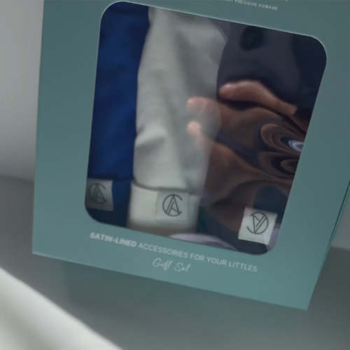 Newborn Satin Lined Jersey Beanie Gift Set-Boy – Aarin & Co.