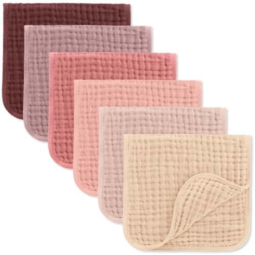 Muslin Burp Cloths - Multi-Girl